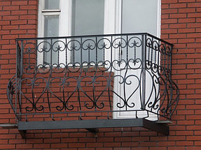 Кованое балконное граждение 28