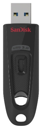 USB Flash SanDisk Ultra USB 3.0 Black 16GB (SDCZ48-016G-U46) - фото 1 - id-p96296977