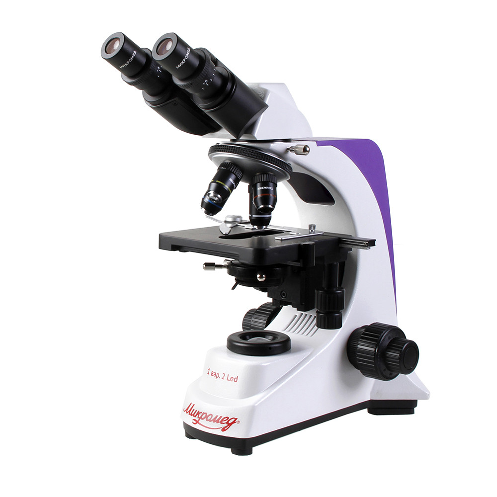Микроскоп Микромед 1 вар 2 LED бино 1000х - фото 1 - id-p95713589