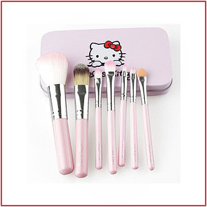 Набор кистей для макияжа 7 штук Hello Kitty