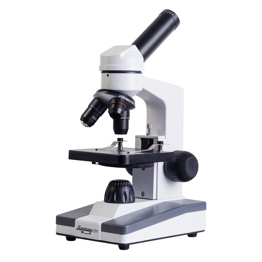 Микроскоп Микромед С-11 биологич монокуляр до 800х освет монокулярный - фото 1 - id-p95713601