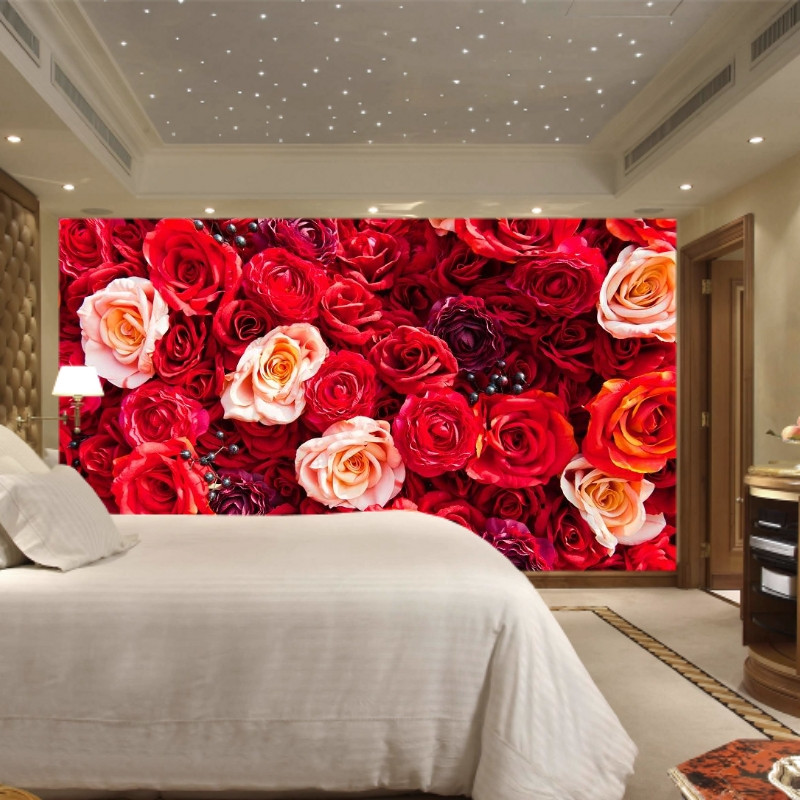 Фотообои розы для спальной