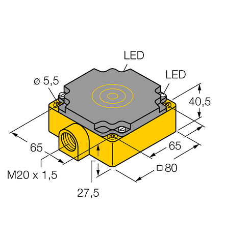 4280900 | NI75U-CP80-FDZ30X2, фото 2