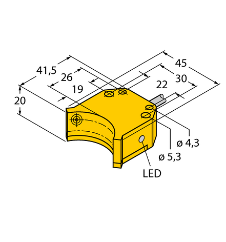 1050002 | NI4-DS20-2Y1X2, фото 2