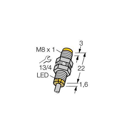 4669700 | NI3-EG08K-AN6X, фото 2