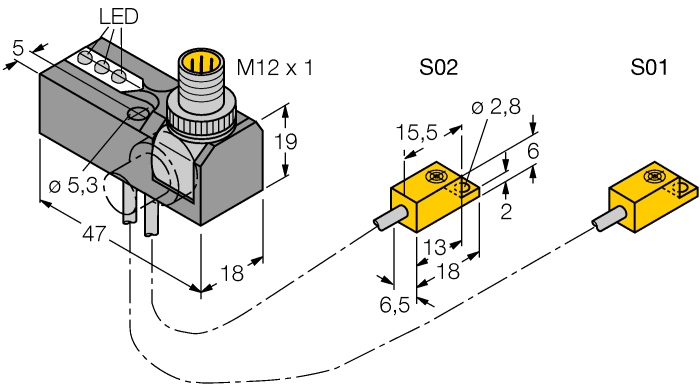 1650130 | NI2-ISI-0.055-BDS-2AP6X3-H1141/S34