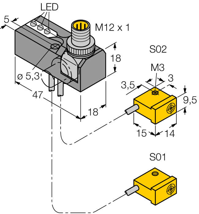 1650099 | NI2-Q9.5-0.1-BDS-2AP6X3-H1141/S34