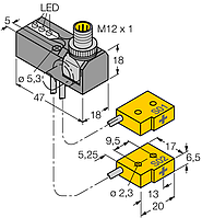 1650098 | NI2-Q6.5-0.1-BDS-2AP6X3-H1141/S34