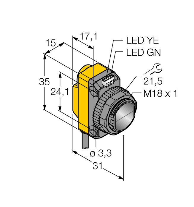 3071641 | QS18VP6FF100