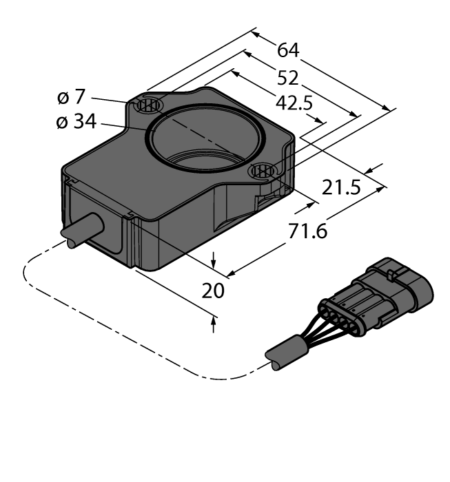 100000194 | RI360P1-QR20-LU4X2-0.24-AMP01-3P