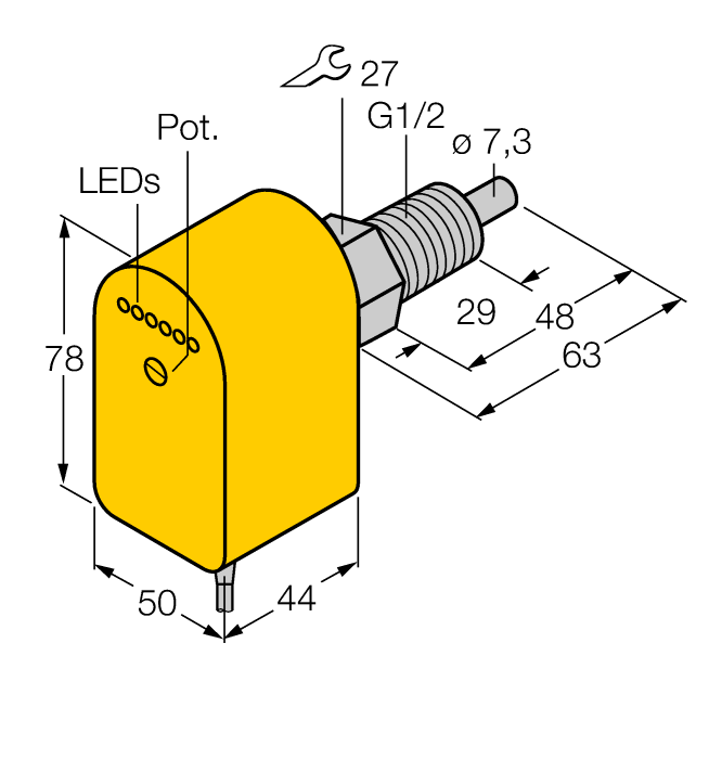 6870203 | FCS-GL1/2A4P-VRX/24VDC 5M