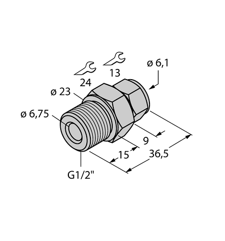 9910530 | CF-M-6-G1/2-A4, фото 2