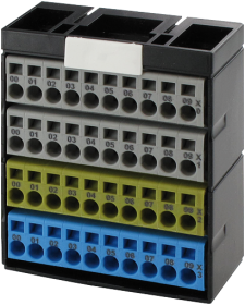 56079 | POTENTIAL TERMINAL BLOCK GRAY GRAY YE BL - фото 1 - id-p96351352