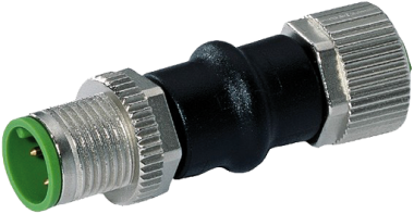 7000-42251-0000000 | ADAPTOR M12 MALE/ M12 FEMALE 4 POLESHIELDED, I TO U