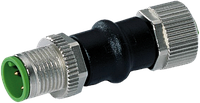 7000-42251-0000000 | ADAPTOR M12 MALE/ M12 FEMALE 4 POLESHIELDED, I TO U