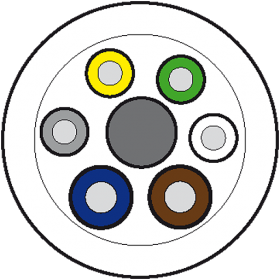 8000-00000-3375000 | 50M MAIN CABLE PUR/PVC 4X0,34+2X0,75 - фото 1 - id-p96352323