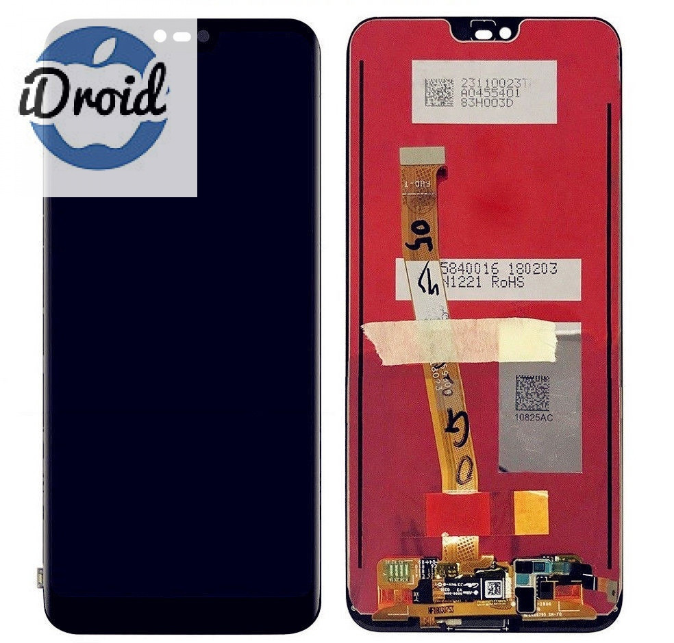 Дисплей (экран) Huawei Honor 10 (COL-L29, COL-AL10) с тачскрином с сканером отпечатка, черный - фото 1 - id-p96353295