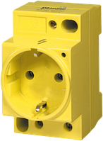 67950 | MSVD POWER SOCKET VDE YELLOW