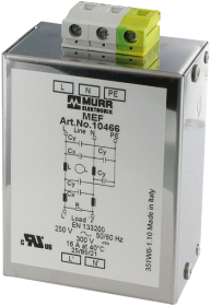 10460 | MEF EMC-FILTER 1-PHASE 2-STAGE - фото 1 - id-p96354275