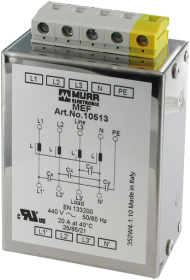 10510 | MEF EMC-FILTER 3-PHASE 1-STAGE WITH NEUTRAL