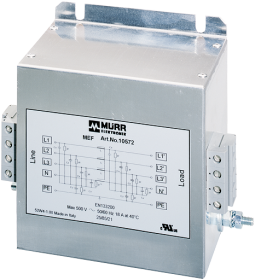 10571 | MEF EMC-FILTER 3-PHASE 1-STAGE WITH NEUTRAL