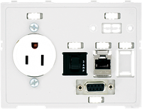 4000-68000-4230000 | MODLINK MSDD DBL COMBI INSERT USA NEMA 5-15