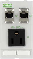 4000-68000-4060000 | MODLINK MSDD SINGLE COMBI INSERT USA NEMA 5-15