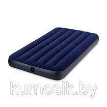 Полутороспальный надувной матрас Intex Classic Downy Airbed (64758) 
