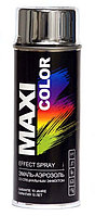 MAXI COLOR 0009MX Эмаль-аэрозоль серебро-эффект RAL9006 400мл
