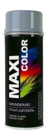 MAXI COLOR 0001MX Грунт-аэрозоль серый 400мл - фото 1 - id-p55409697