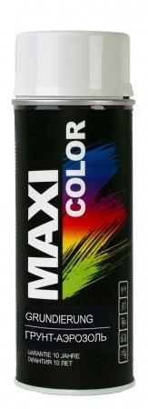 MAXI COLOR 0002MX Грунт-аэрозоль белый 400мл - фото 1 - id-p55409698