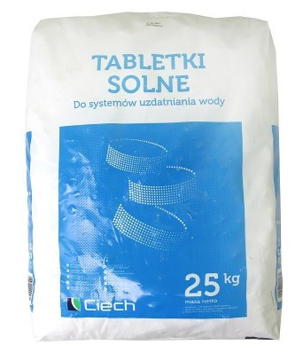 Соль таблетированная, 25 кг. NaCl - 99, 9%