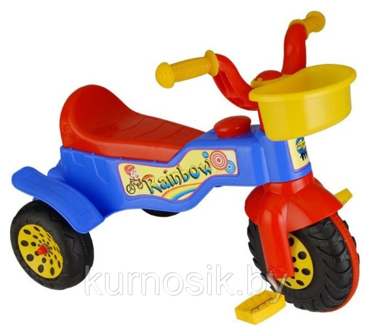 Велосипед детский трехколесный PILSAN "RAINBOW BIKE" 3+ (арт. 07116), фото 1