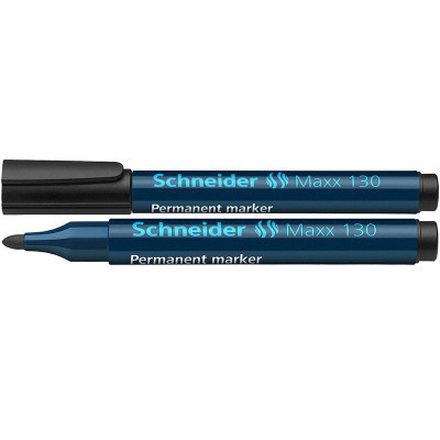 Маркер перманентный SCHNEIDER Maxx 130 чёрный (цена с НДС) - фото 2 - id-p96461228