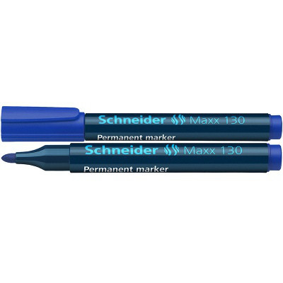 Маркер перманентный SCHNEIDER Maxx 130 синий (цена с НДС) - фото 1 - id-p96461297
