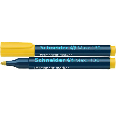 Маркер перманентный SCHNEIDER Maxx 130 жёлтый (цена с НДС) - фото 1 - id-p96461328