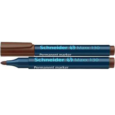 Маркер перманентный SCHNEIDER Maxx 130 коричневый (цена с НДС) - фото 1 - id-p96461351