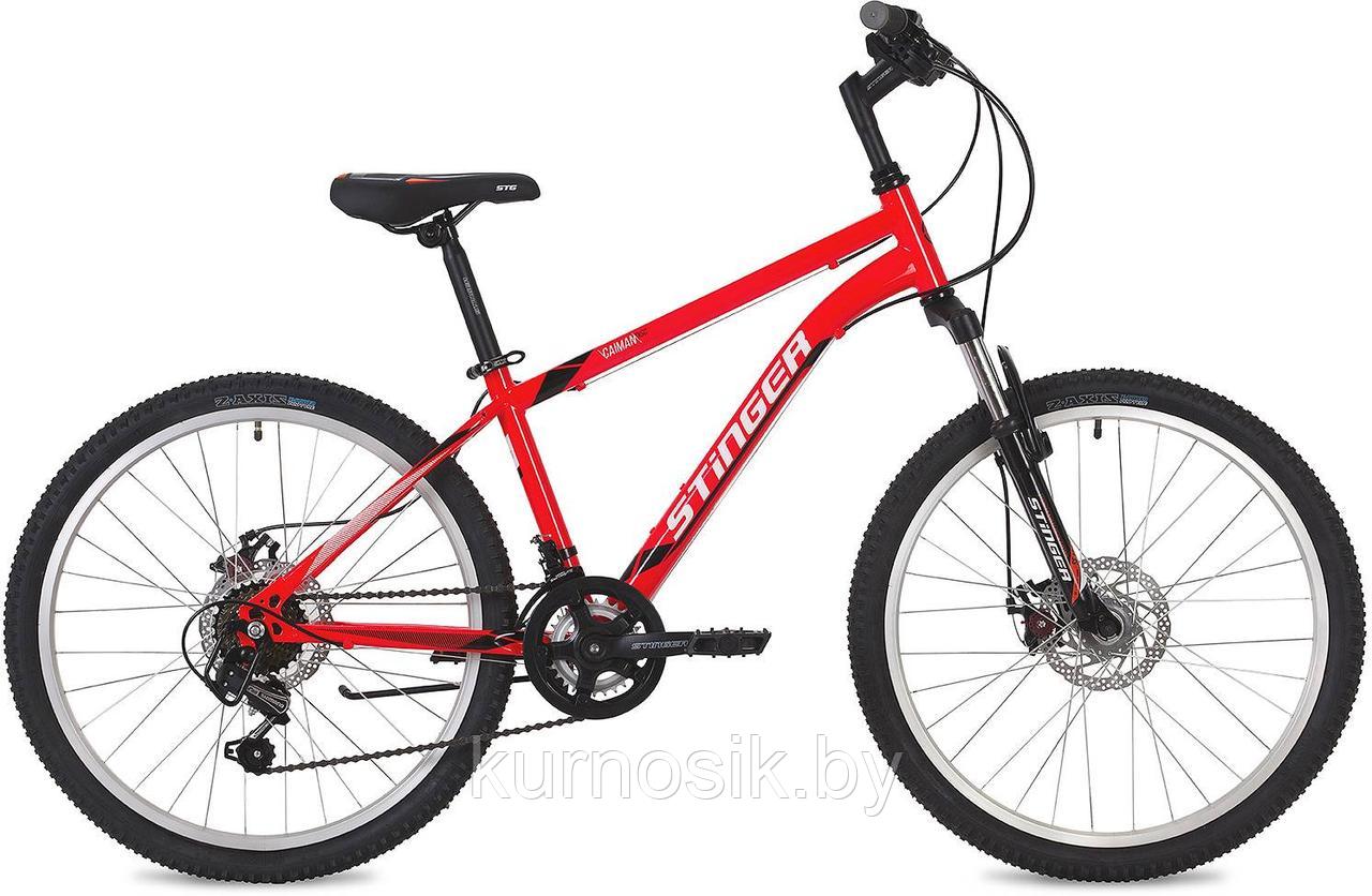 Подростковый велосипед Stinger 24" (от 8 до 14 лет) Красный, 12" - фото 1 - id-p96495190