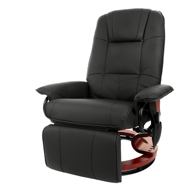 Кресло массажное с пуфом Calviano 2161 (черное) - фото 5 - id-p81231820