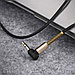 Акустический кабель UPA02 AUX Spring Audio Cable 3.5mm 1м. черный Hoco, фото 6