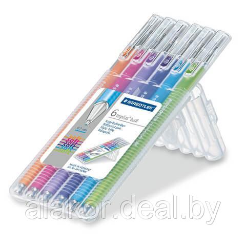 Набор шариковых ручек STAEDTLER triplus ball 431XBSB6 - фото 1 - id-p96568103