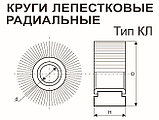 Круг лепестковый КК19XW 10H (P150) 150 х 30 х 32 мм (Белгород, БАЗ), фото 6