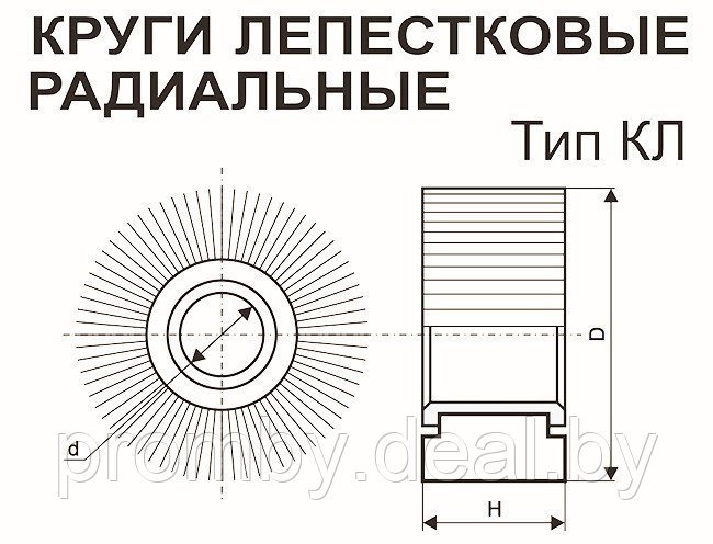 Круг лепестковый КК19XW 4H (P320) 200 х 50 х 32 мм (Белгород, БАЗ) - фото 6 - id-p96569800