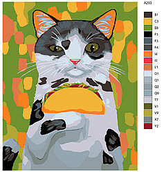 Картина по номерам, 40 x 50, A293