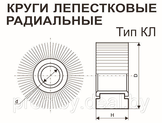 Круг лепестковый КК19XW 6H (P220) 200 х 50 х 32 мм (Белгород, БАЗ) - фото 6 - id-p96572681