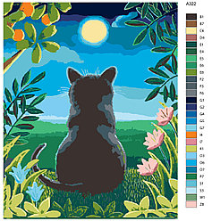 Картина по номерам, 40 x 50, A322