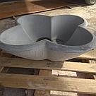 Цветочница  бетонная "Клевер" 1080х370мм, фото 6