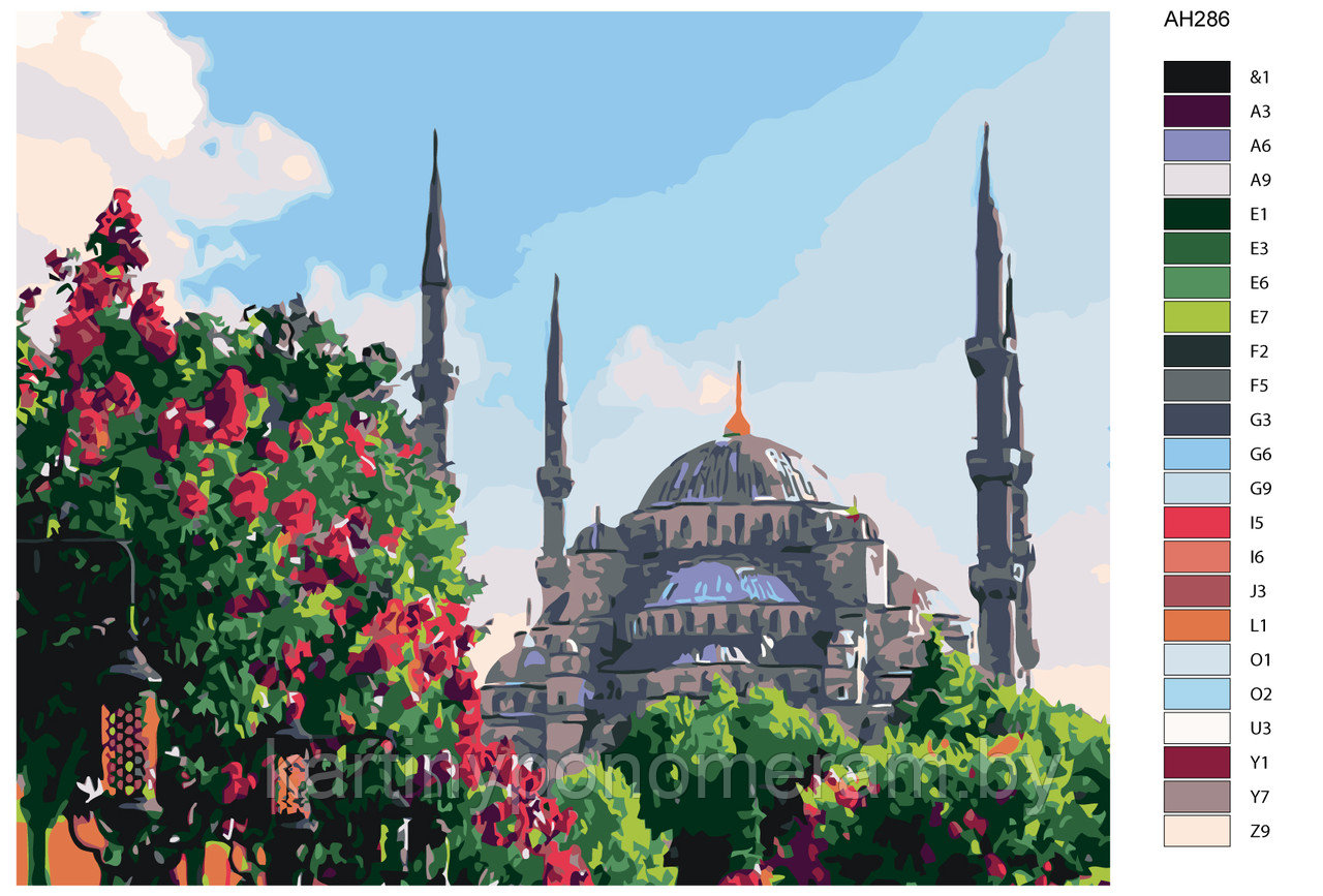 Картина по номерам, 40 x 50, ARTH-AH286