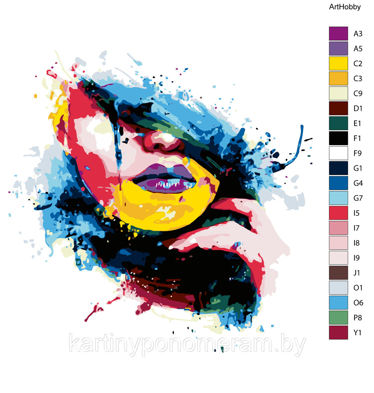 Картина по номерам, 40 x 50, ARTH-ArtHobbyV