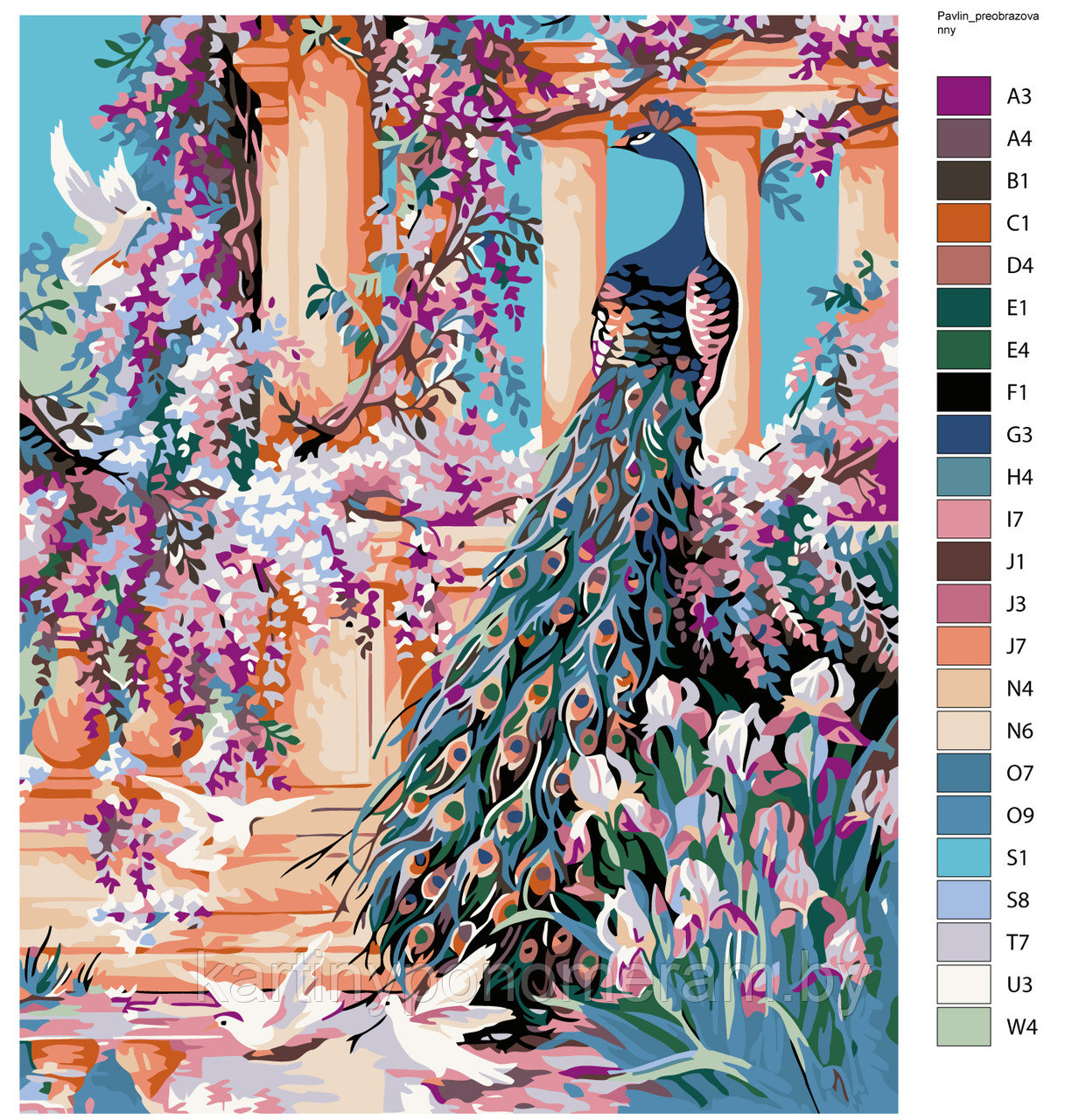 Картина по номерам, 40 x 50, ARTH-PavlinAH